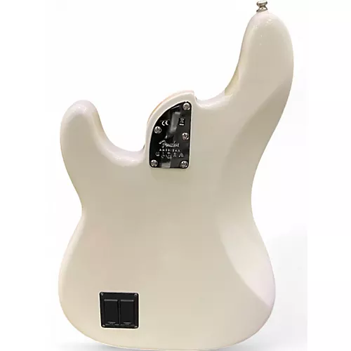 Used Fender American Ultra Precision Bass Pearl White Electric Bass Guitar Pearl White