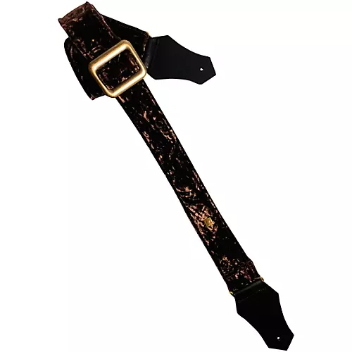 Get'm Get'm Boujee Velvet Guitar Strap Pink 2 in.