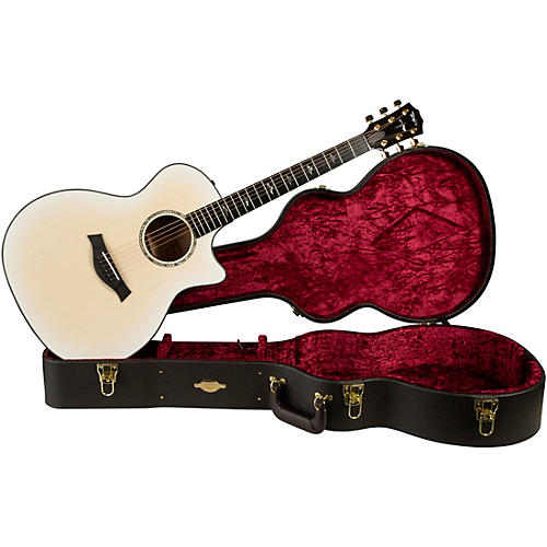 Taylor 614ce Limited-Edition 50th Anniversary Grand Auditorium Acoustic-Electric Guitar Trans White Edgeburst