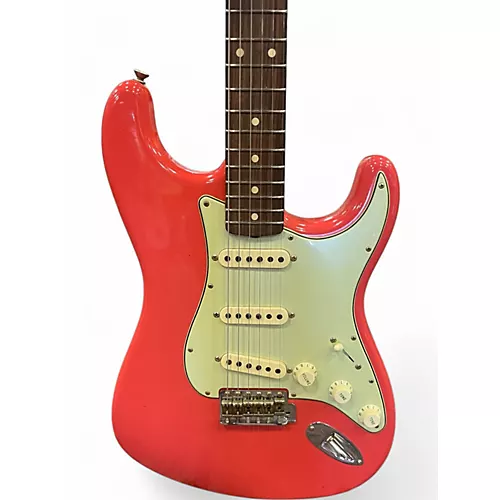 Used 2023 Fender Willcutt True '62 Stratocaster Fiesta Red Solid Body Electric Guitar Fiesta Red