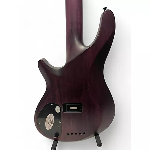 Used Schecter Guitar Research C5 GT Trans Purple Electric Bass Guitar Trans Purple