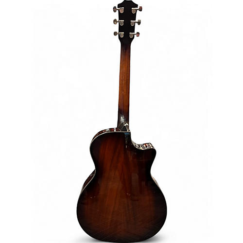 Used 2016 Taylor 524CE Left Handed Shaded Edge Burst Acoustic Guitar Shaded Edge Burst