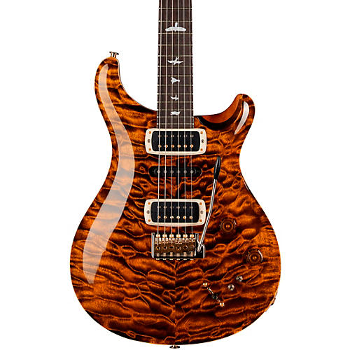 PRS Wood Library Modern Eagle V With 10-Top Quilt and East Indian Rosewood Neck Electric Guitar Copperhead Burst