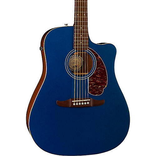 Fender California Redondo Player Acoustic-Electric Guitar Candy Apple Red