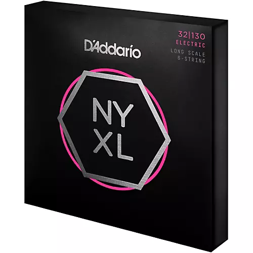 D'Addario NYXL32130 Gauge 6-String Long Scale Electric Bass Strings