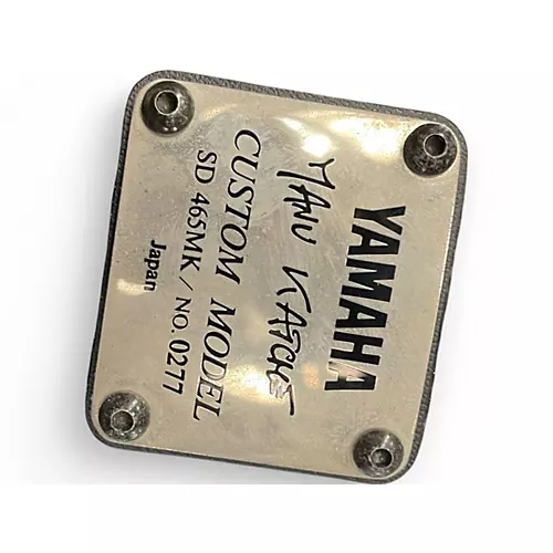 Used Yamaha 6.5X14 Manu Katche SD 465MK Black Chrome Drum Black Chrome 15