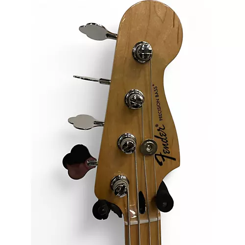 Used 2016 Fender Player Precision Bass Black Electric Bass Guitar Black