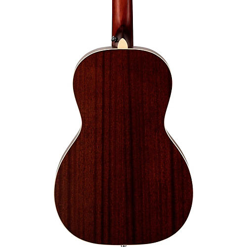 Orangewood Juniper Rubber Bridge Parlor Acoustic-Electric Guitar Black