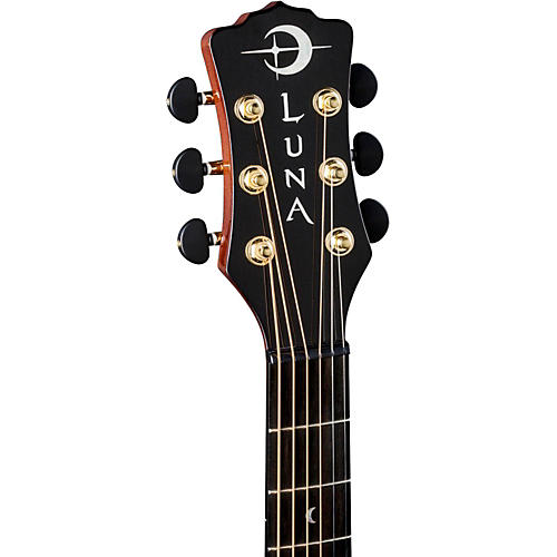 Luna Vista Deer Tropical Wood Acoustic-Electric Guitar Natural