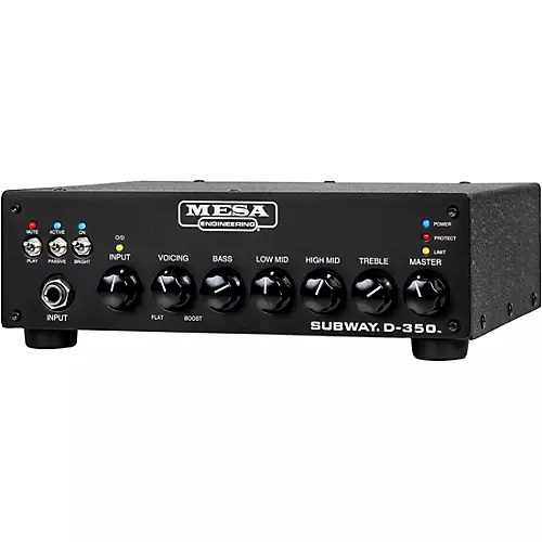 MESA/Boogie Subway D-350 Ultra-Compact Solid State Bass Head Black