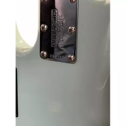 Used 2017 Ernie Ball Music Man Stingray 3 EQ HH Powder Blue Electric Bass Guitar Powder Blue