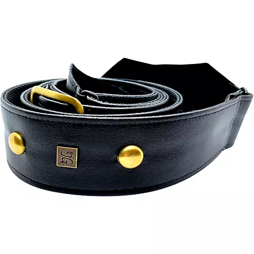 Get'm Get'm Rolling Stone Guitar Strap Green Crushed Velvet 2 in.