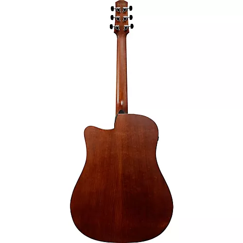 Ibanez AAD190CE Advanced Cutaway All-Okoume Dreadnought Acoustic-Electric Guitar Weathered Black