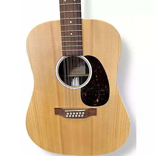 Used Martin DX2E Natural 12 String Acoustic Electric Guitar Natural
