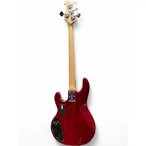 Used 2020s Sterling by Music Man STINGRAY HH Chrome Red Electric Bass Guitar Chrome Red