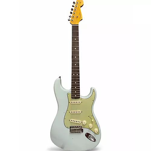 Used Fender 1963 Journeyman Relic Stratocaster Sonic Blue Solid Body Electric Guitar Sonic Blue
