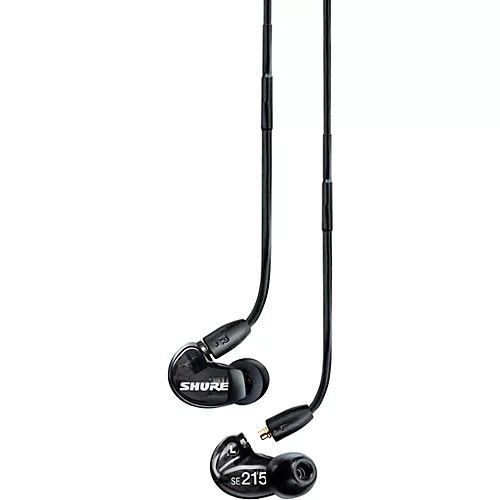 Shure SE215 Dynamic MicroDriver Earphones Black