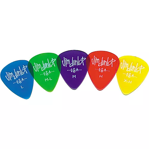 Dunlop Gel Guitar Picks M-L, Medium Light, .60 mm 1 Dozen