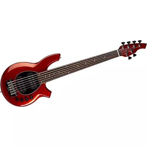 Ernie Ball Music Man Bongo 6 HH 6-String Bass Guitar Blood Orange