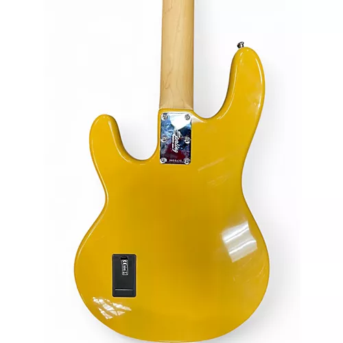 Used Sterling by Music Man Sting Ray 24 Butterscotch Electric Bass Guitar Butterscotch