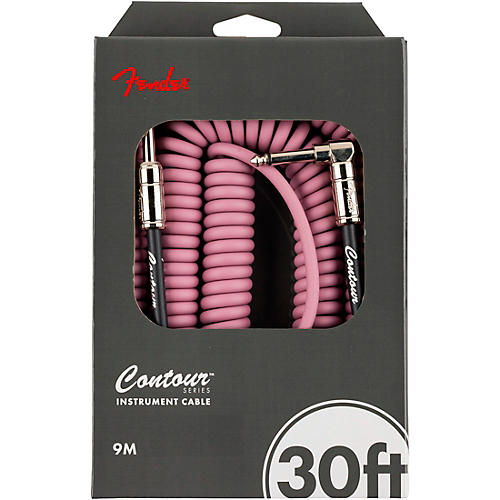 Fender Straight to Straight Instrument Contour Cable 18.6 ft. Burgundy Mist