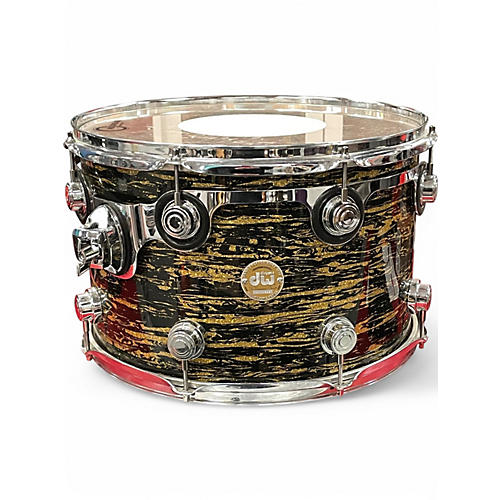 Used DW 5 Piece Collector Series Black Oyster Glass Drum Kit Black Oyster Glass