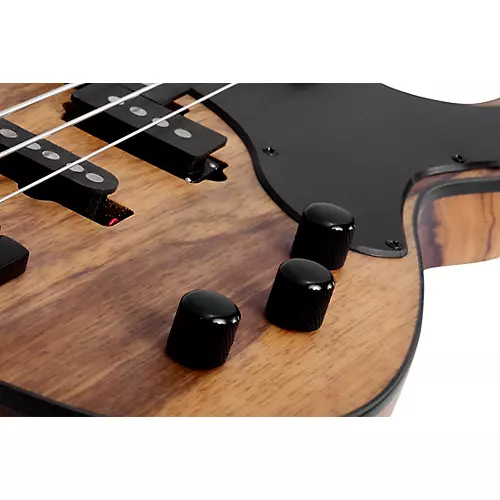Schecter Guitar Research Model-T 5 Exotic 5-String Black Limba Electric Bass Satin Natural
