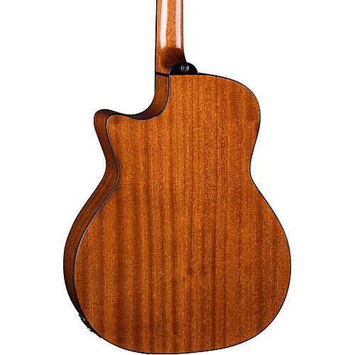 Dean Axs Exotic Gloss Spalt Maple Cutaway Acoustic-Electric Guitar Natural