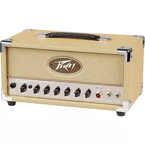 Peavey Classic 20 Micro 20W Tube Guitar Amp Head with 60W 1x12 Guitar Speaker Cabinet