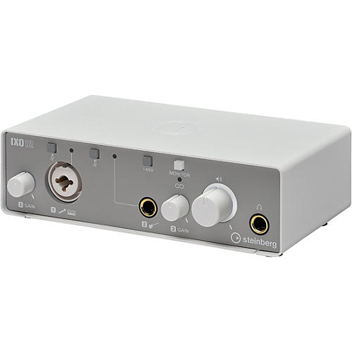 Steinberg IXO12 Audio Interface with One Mic Preamp White