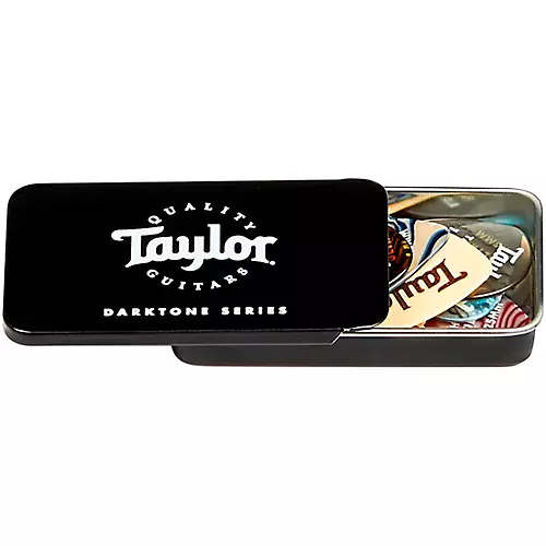Taylor DarkTone Series Guitar Pick Tin Black
