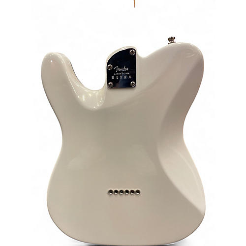 Used Fender American Ultra Telecaster Arctic White Solid Body Electric Guitar Arctic White
