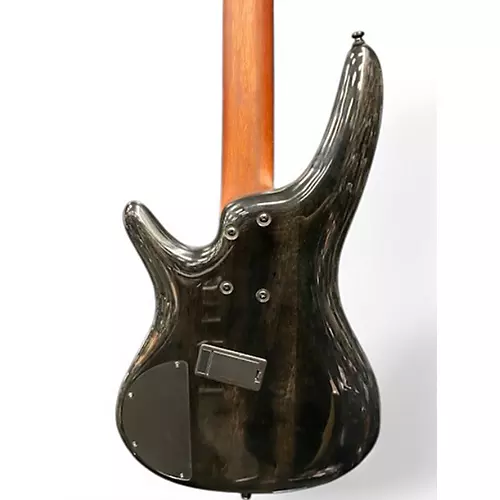 Used Ibanez SRMS800 Trans Gray Electric Bass Guitar Trans Gray