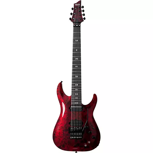 Schecter Guitar Research C-7 FR-S Apocalypse 7-String Electric Guitar Red Reign