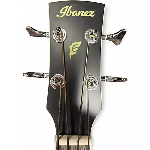 Used Ibanez PCBE14MH-WK BLACK Acoustic Bass Guitar BLACK