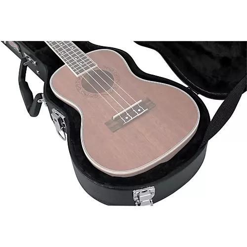 Gator Concert Ukulele Wood Acoustic Guitar Case Black