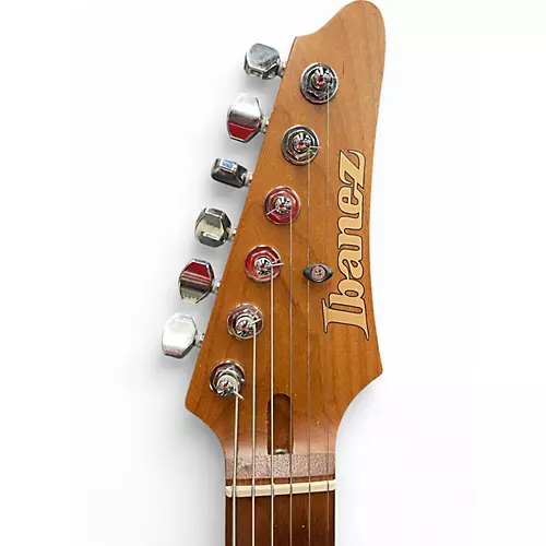 Used Ibanez AZ24S1F Transparent Black Sunburst Solid Body Electric Guitar Transparent Black Sunburst