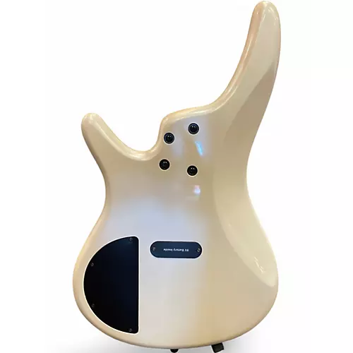 Used Ibanez SR250 Pearl White Electric Bass Guitar Pearl White