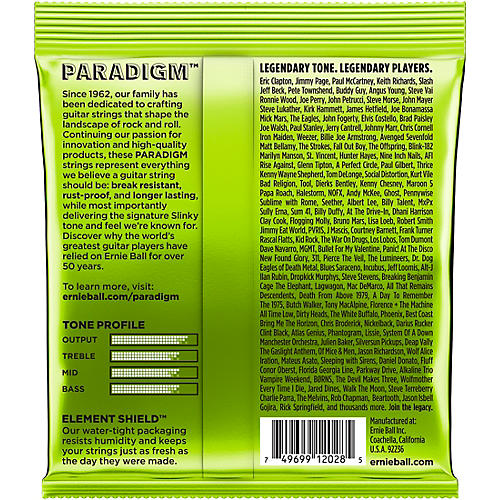 Ernie Ball Paradigm Regular Slinky 7 Electric Guitar Strings