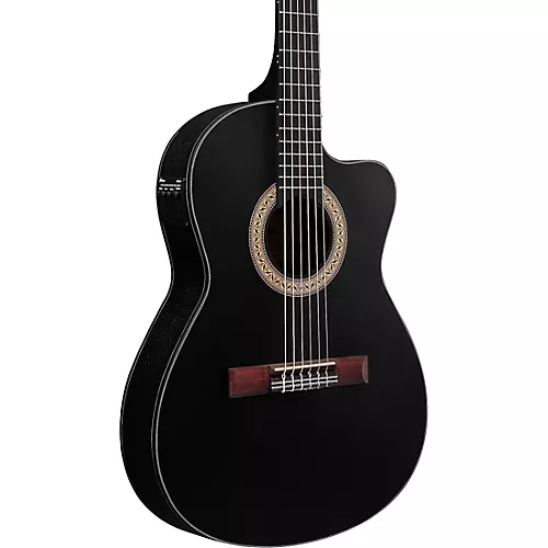 Ibanez GA5MHTCE Classical Acoustic-Electric Guitar Weathered Black