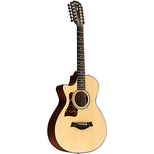 Taylor 352ce 12-Fret 12-String Left-Handed Grand Concert Acoustic-Electric Guitar Natural