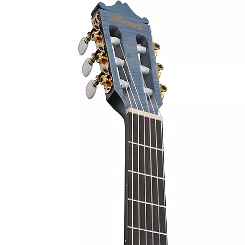 Ibanez GA5MHTCE Classical Nylon-String Acoustic-Electric Guitar Blue Berry
