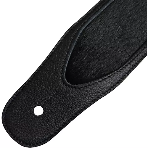 RICHTER Luxury Special Guitar Strap Black Horse 2.75 in.