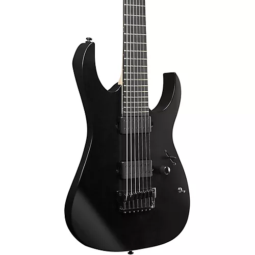 Ibanez RGIXL7 Iron Label 7-String Electric Guitar Black