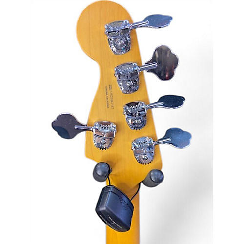 Used Fender American Ultra Jazz Bass V Artic Pearl Electric Bass Guitar Artic Pearl