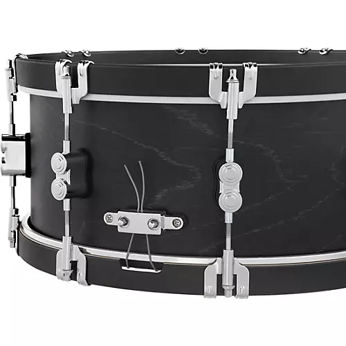 PDP by DW Concept Classic Snare Drum With Wood Hoops 14 x 6.5 in. Ebony/Ebony Hoops