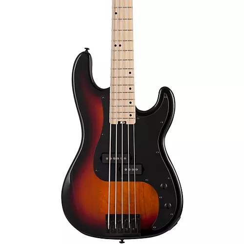 Schecter Guitar Research P-5 Ivy 5-String Bass 3-Tone Sunburst Black Pickguard