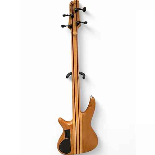 Used Ibanez SR1000EFM Natural Electric Bass Guitar Natural