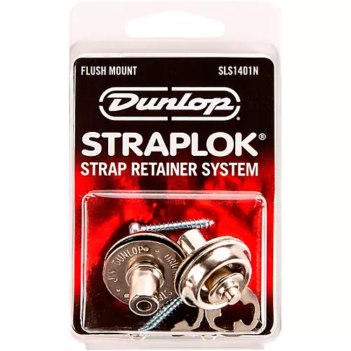 Dunlop Straplok Flush Mount Strap Retainer System Brass