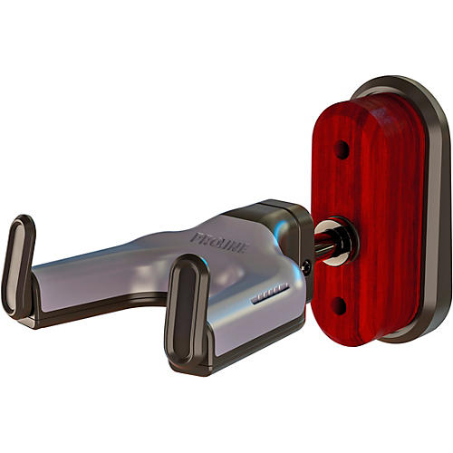 Proline MOUNT Premium Wall-Mounted Guitar Hanger With Auto-Closing Yoke Mahogany